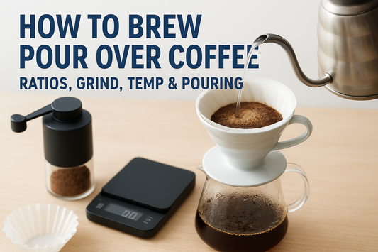 How To Brew Pour Over Coffee: Ratios, Grind, Temp & Pouring